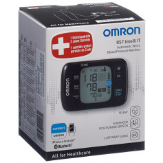 Omron Blutdruckmessgerät Handgelenk RS7 Intelli IT mit OMRON Connect App inklusive Gratisservice