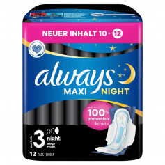 always Maxi Binde Night mit Flügeln