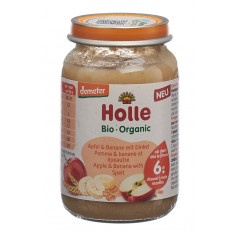 Holle Apfel & Banane mit Dinkel