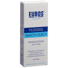 EUBOS Seife flüssig unparfumiert blau